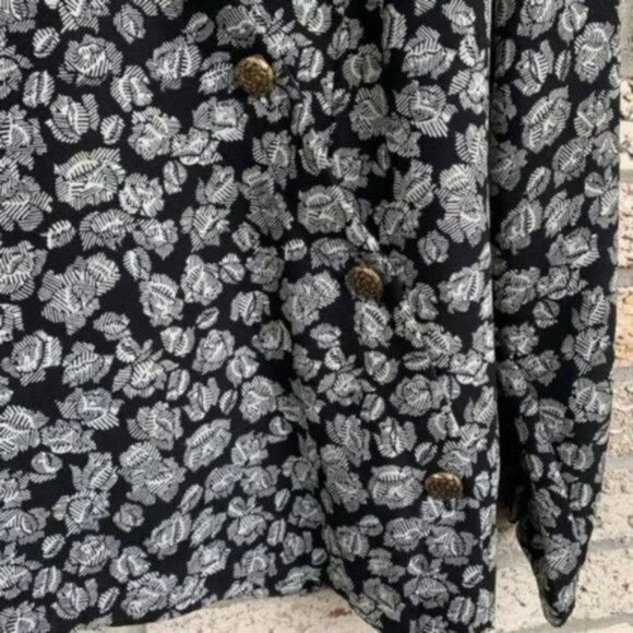 Vintage Paris luxury brand Ultima printed blazer Size M - Picture 5 of 10